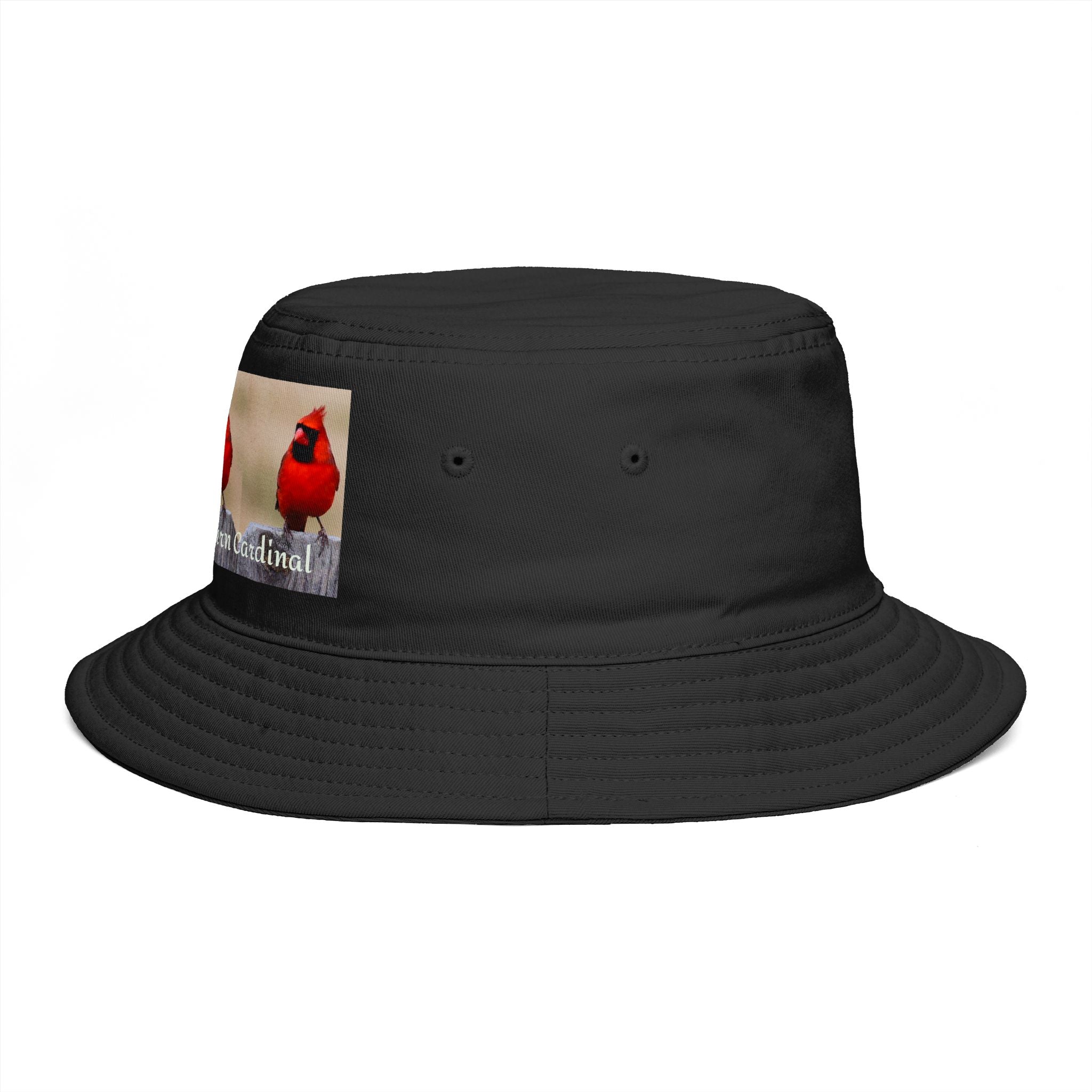 Northern Cardinal Bucket Hat — 'I Love My Northern Cardinal' Birdwatching Accessory