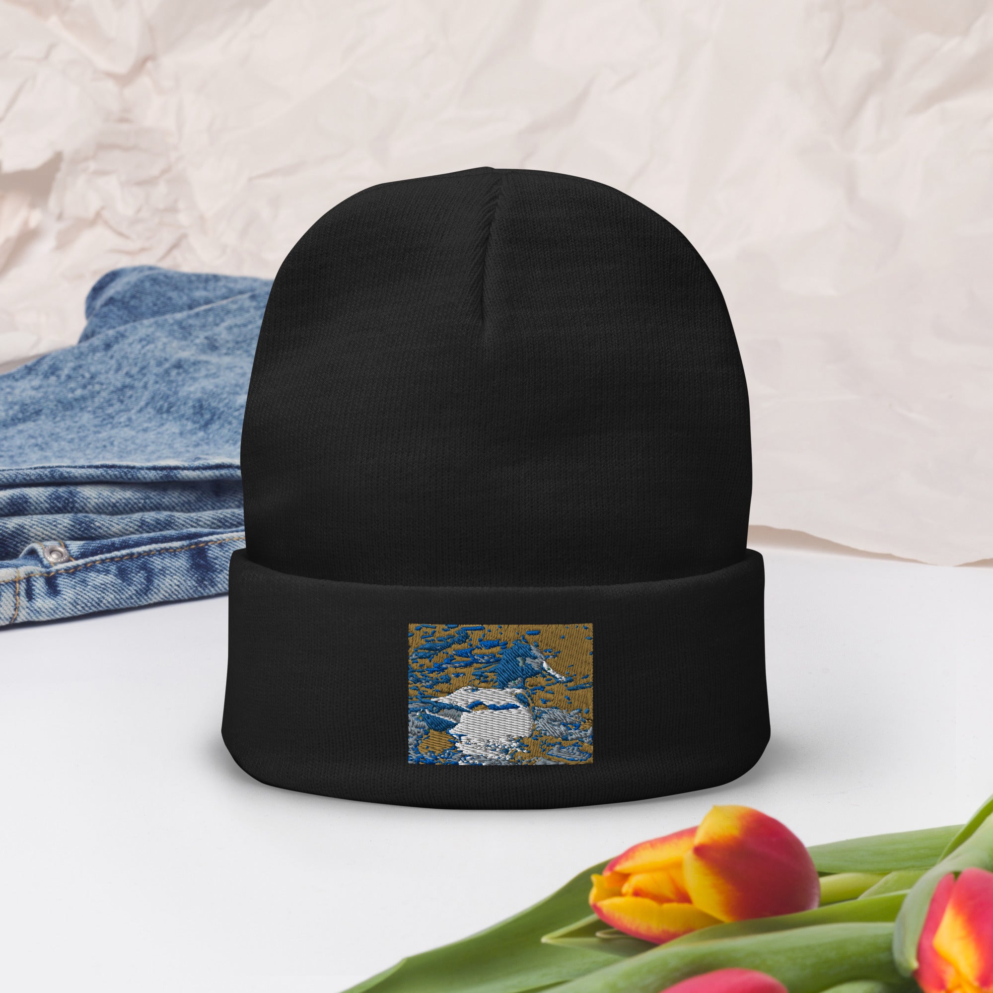 Embroidered Beanie - Poli SignatureEmbroidered BeaniePoli Signature