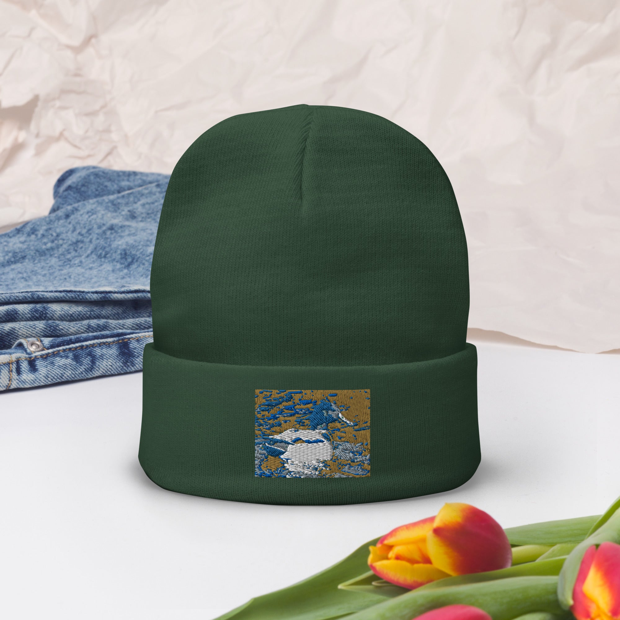 Embroidered Beanie - Poli SignatureEmbroidered BeaniePoli Signature