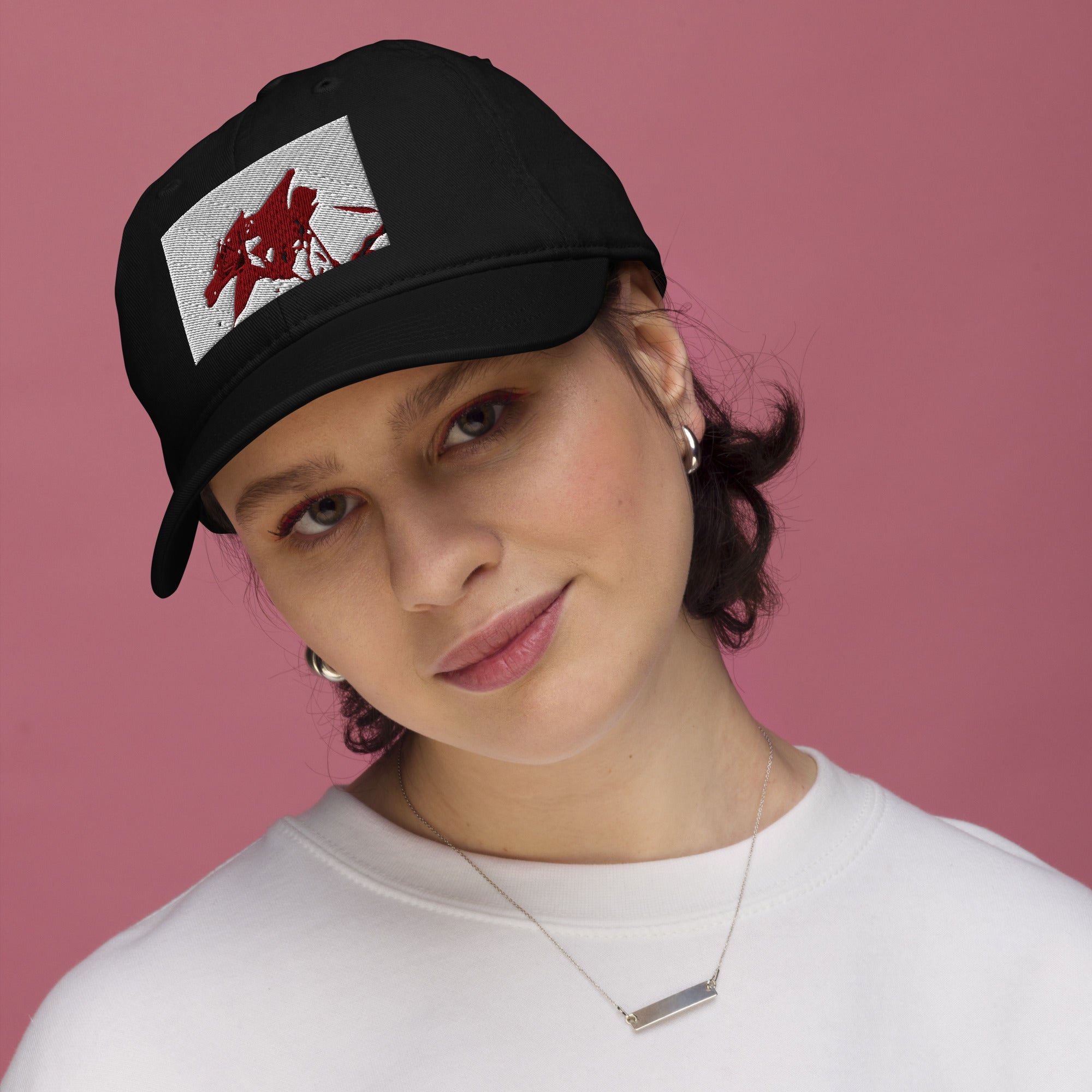 Organic Dad Cap - Eco-Friendly Unisex Baseball Hat - Poli SignatureOrganic Dad Cap - Eco-Friendly Unisex Baseball HatPoli Signature